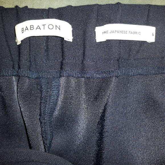 Babaton Cohen Pants - Full Length Size 6 Navy Blue - Picture 5 of 7